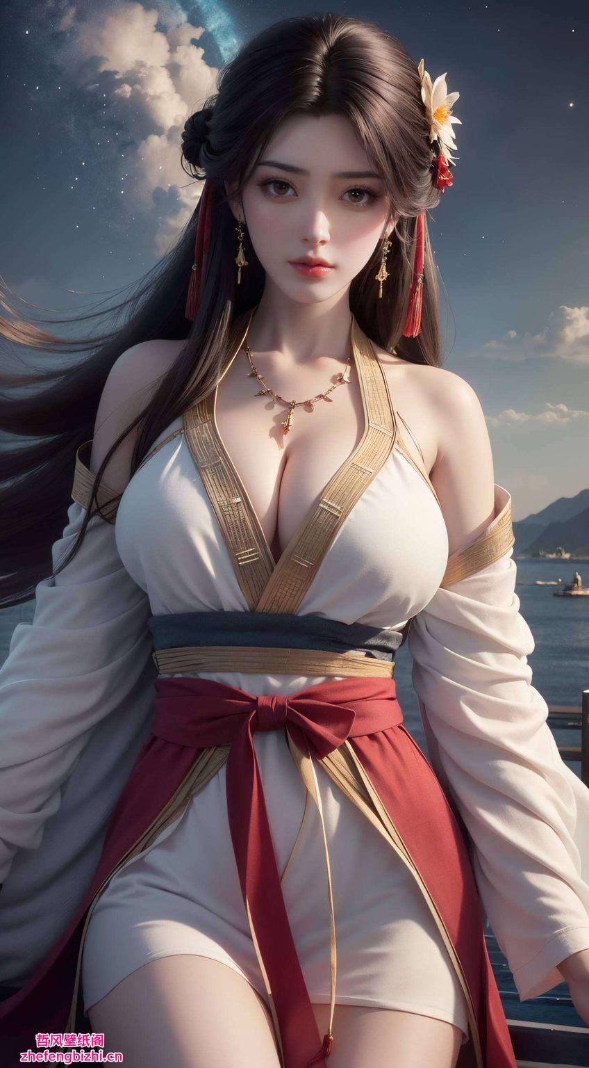 万界神主中火灵儿的灵动身影为你的桌面增添一抹绚烂色彩