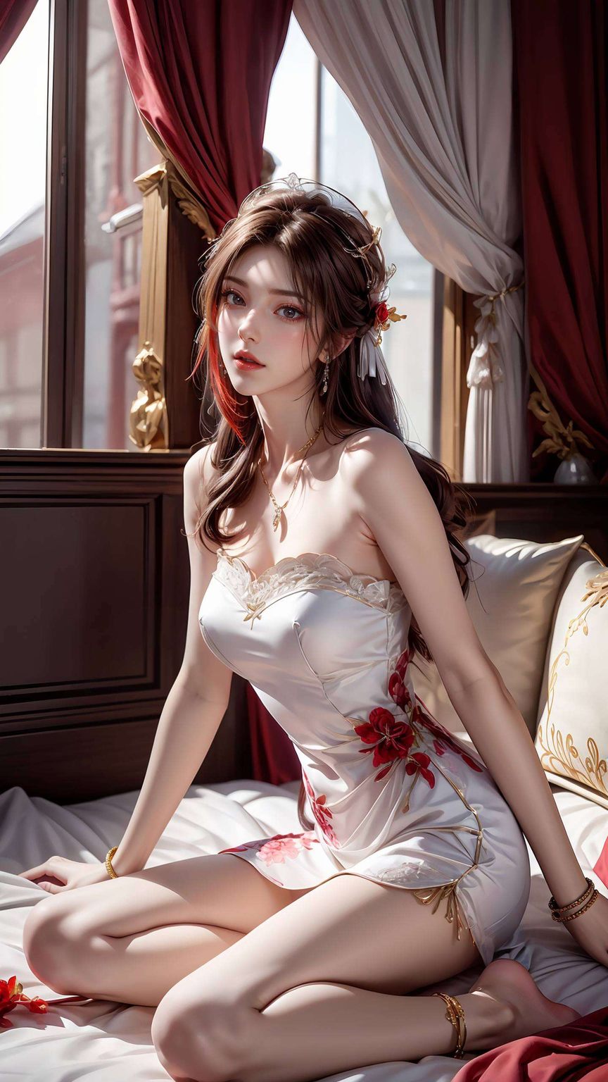 融合古风元素绘制成一幅动态壁纸