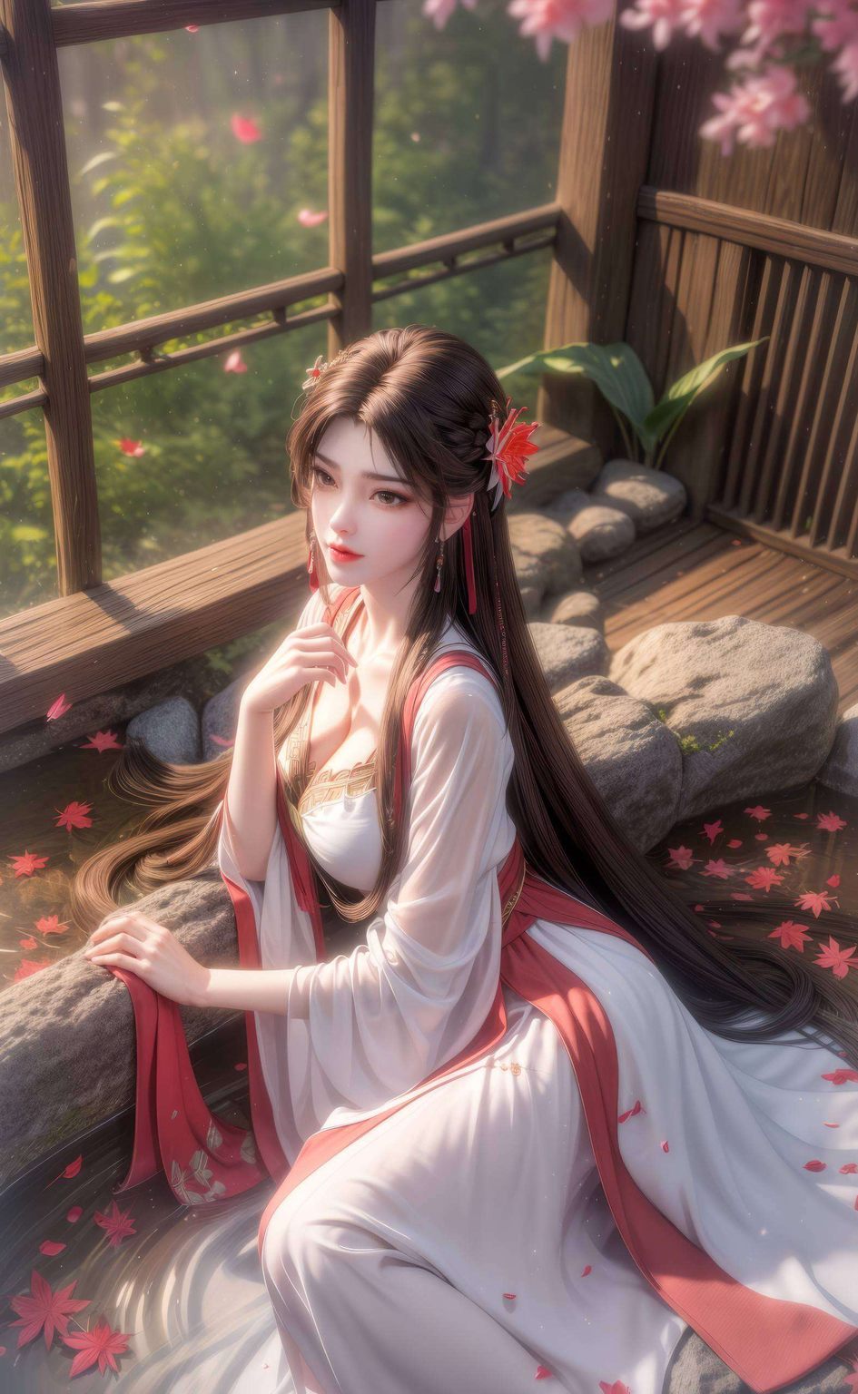 她的每一次眨眼都仿佛能点燃心中的热情穿梭在国漫的绚丽世界