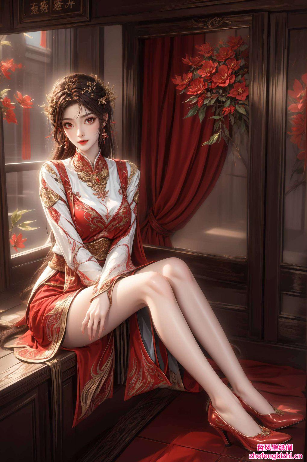 活力四溢尽享AI国漫女神的魅力