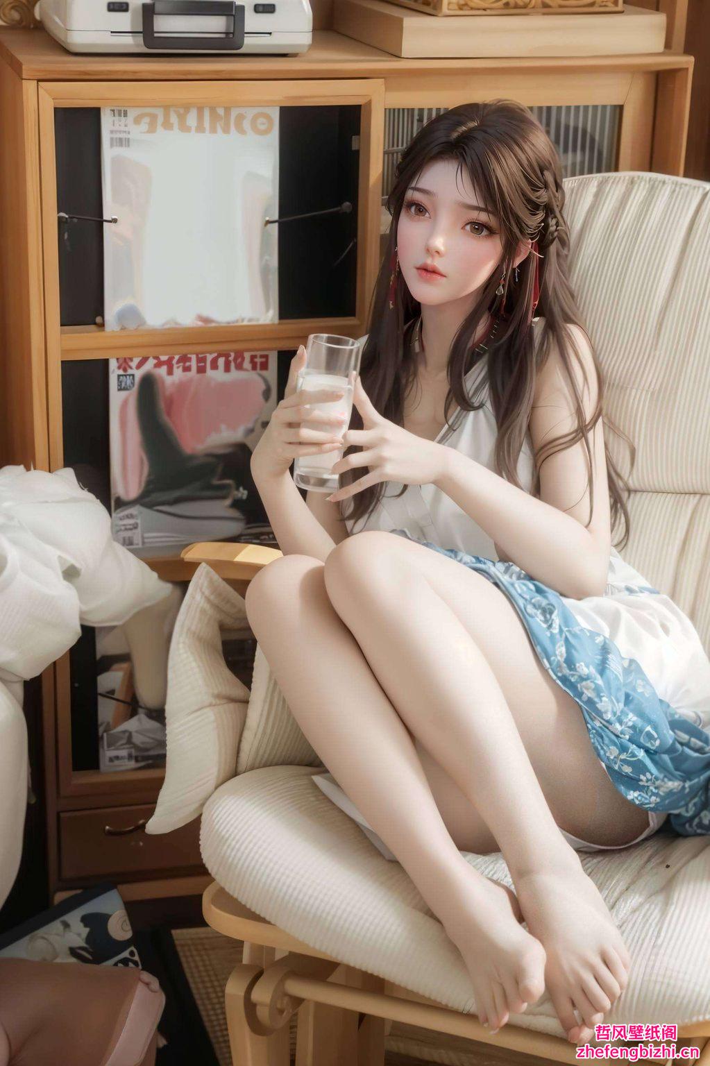 这款超好看的国漫女神唯美手机壁纸为你的iPhone带来别样的视觉盛宴