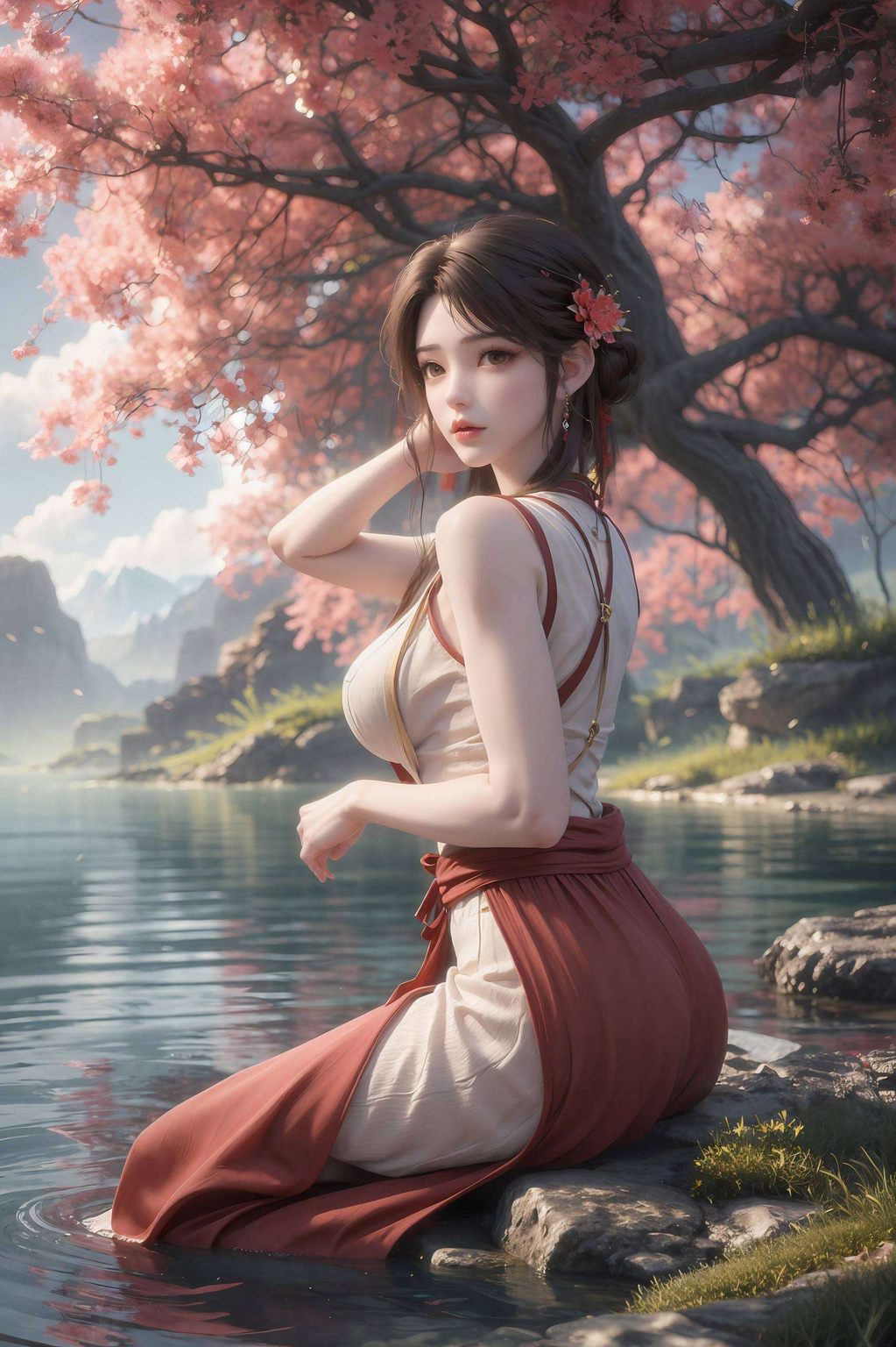 为你的电脑桌面注入一股清新脱俗的仙气震撼温馨安卓国漫女神唯美手机壁纸