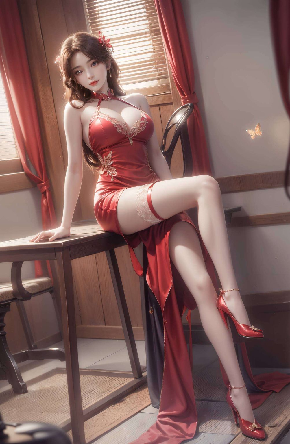 细腻的笔触勾勒出自然的姿态火灵儿壁纸漫画中的她