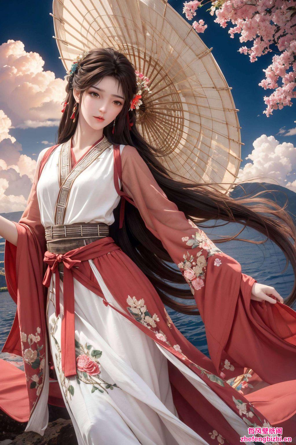 灵动传神壁纸融合了国漫的唯美风格