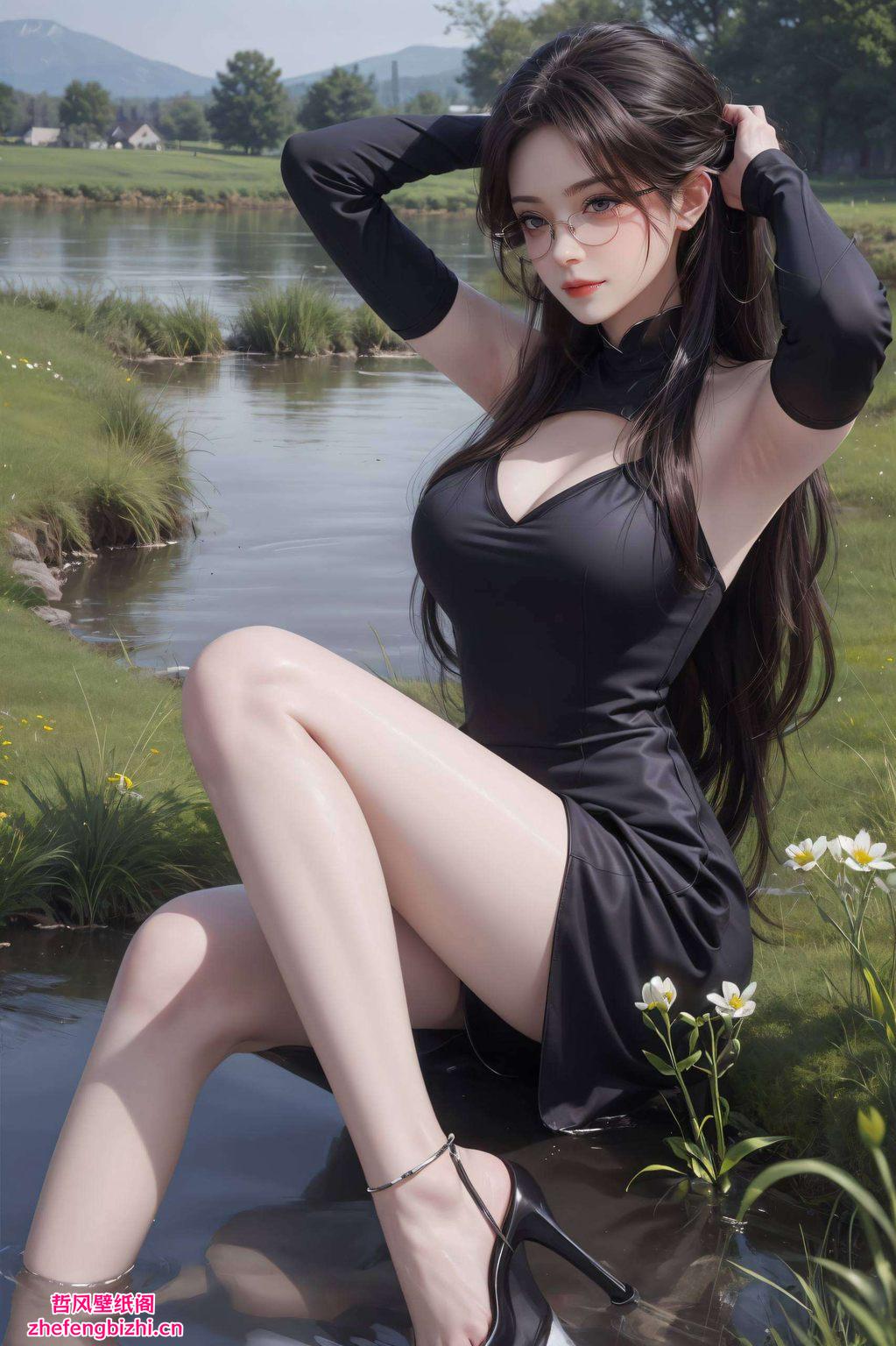 灵动可爱在这张壁纸中