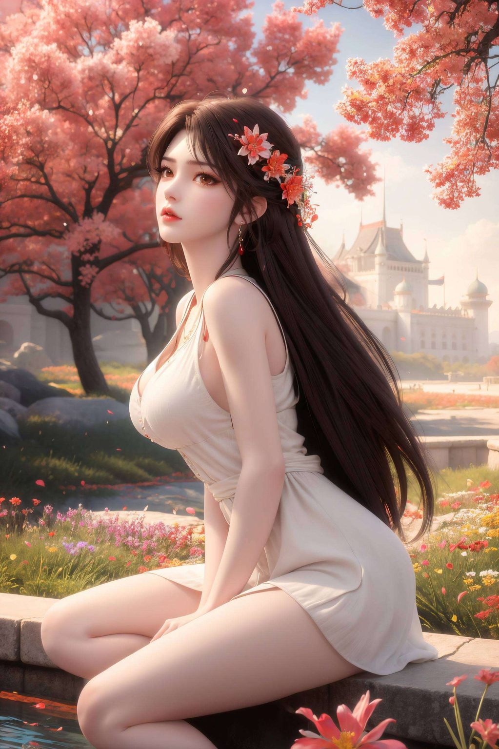 仿佛置身于梦幻般的动漫世界清新的色彩搭配