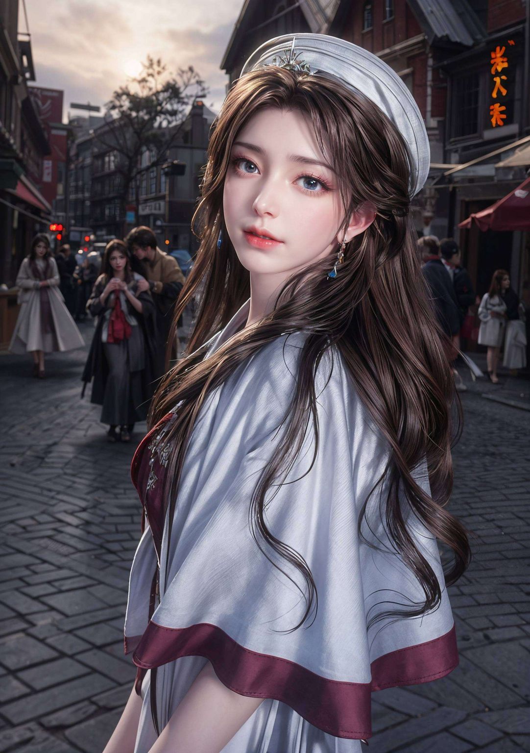 尽享东方风情火灵儿的多重神态跃然壁纸之上