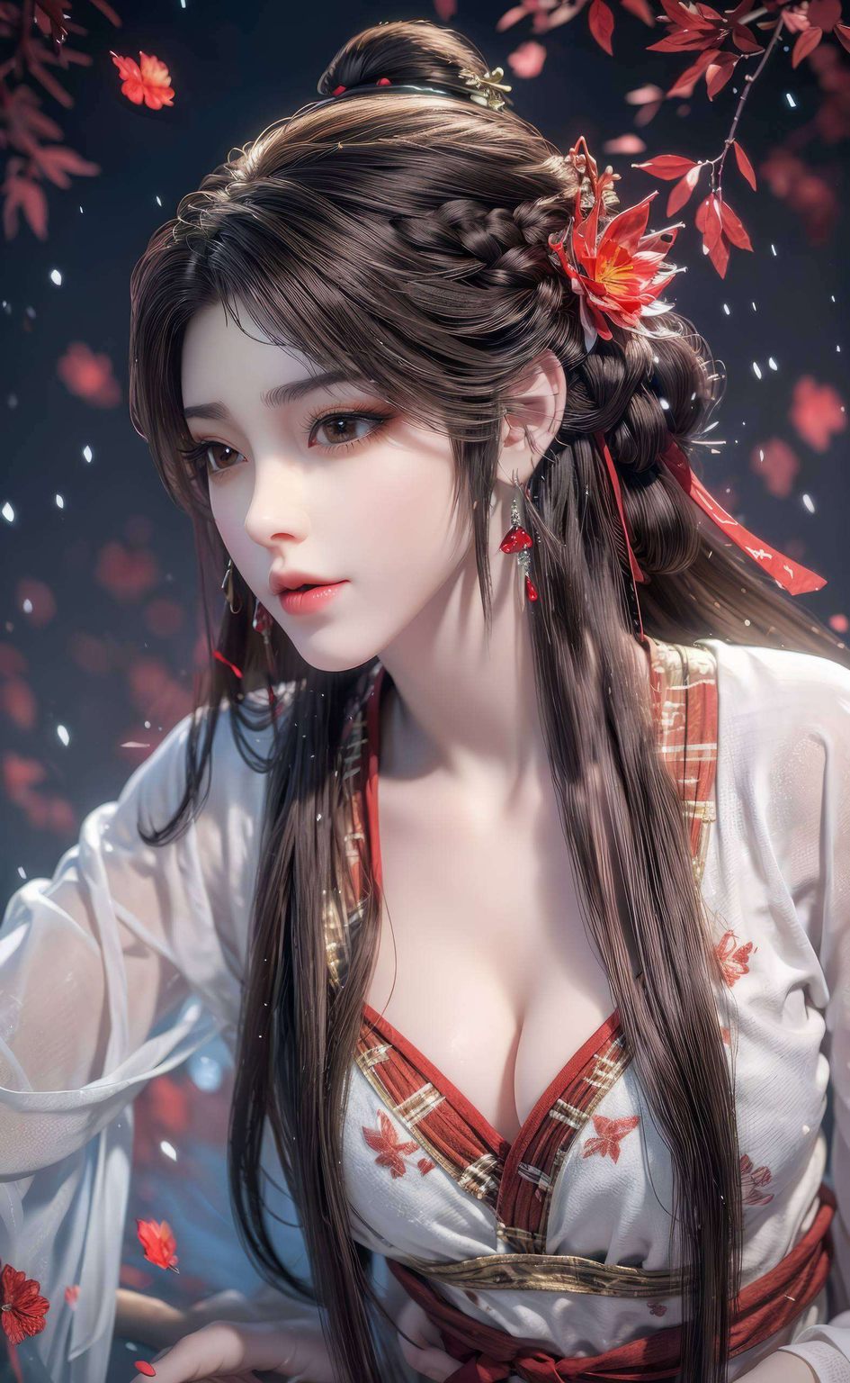 她的眼神中藏着不羁的野性让国漫女神的每一次眨眼都如梦似幻