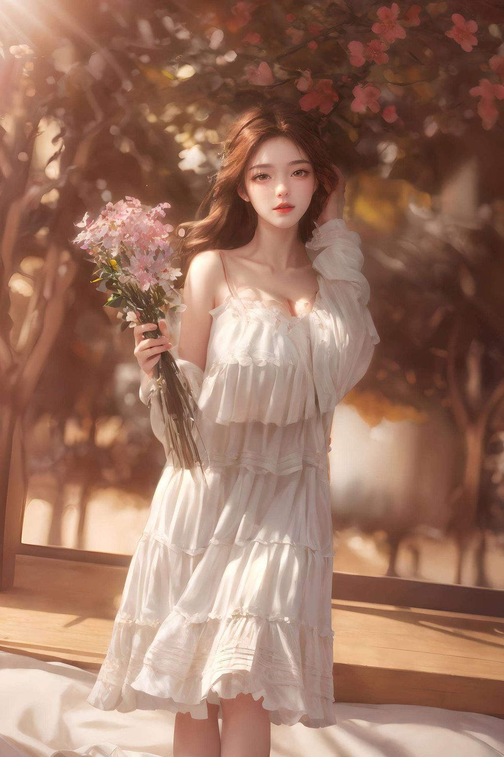 在紫色东方元素的渲染下古香古色的苹果壁纸中