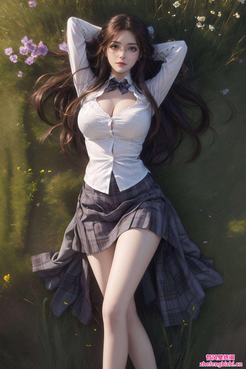 灵动飘逸这幅炫彩壁纸民族风2k高清桌面装饰图中