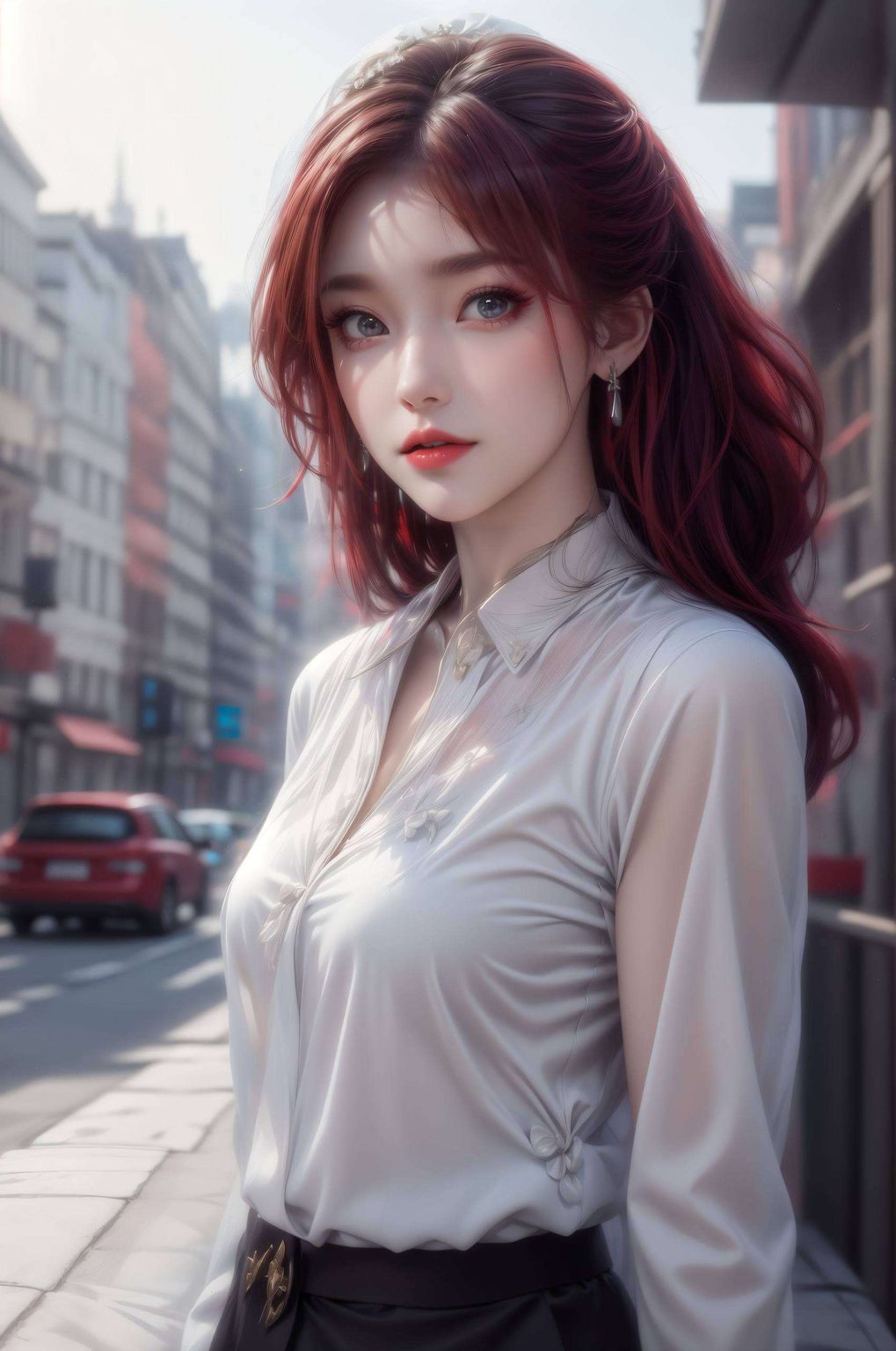 这款特别波普艺术风格的Win10壁纸画面中她身着粉色战衣