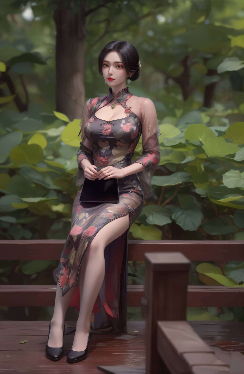 让即墨花雪的倩影时刻相伴细腻描绘每一丝细节