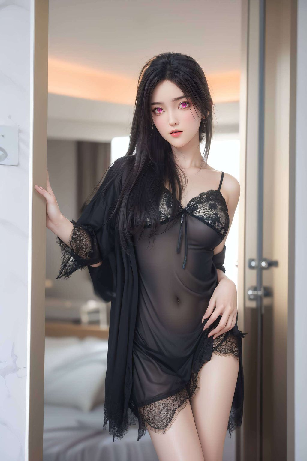 金瓶儿的美细腻的棋盘格纹理与国漫元素完美融合