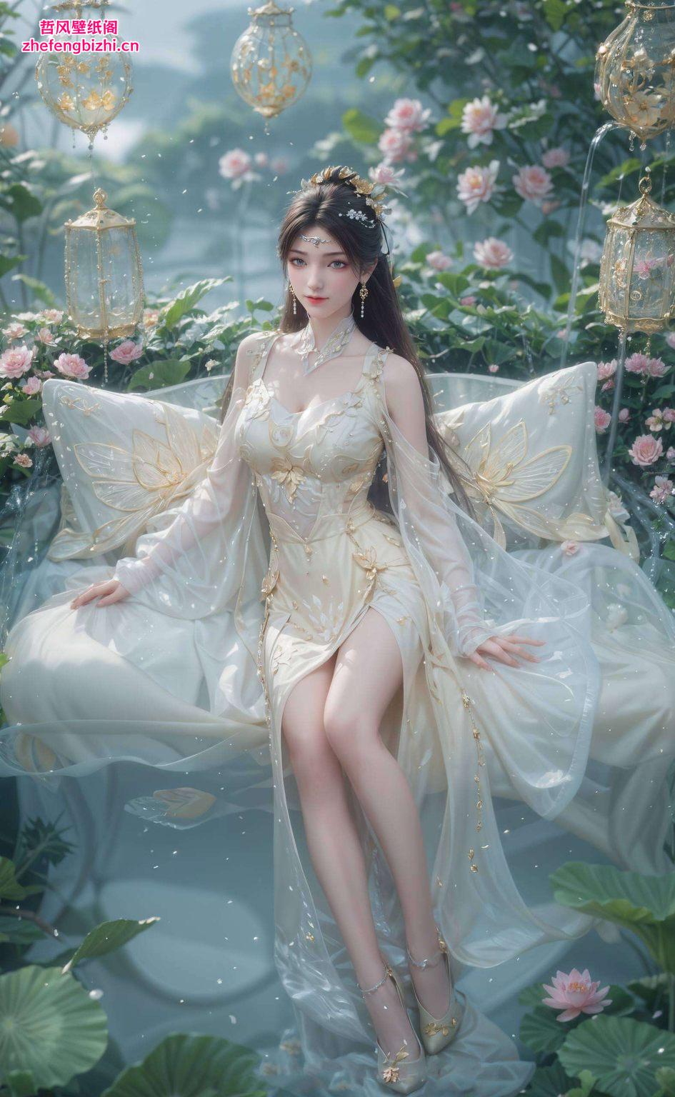 仿佛从古典仙侠世界中走来如诗如画