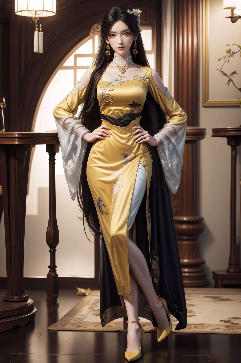 金瓶儿高清修复壁纸细腻描绘