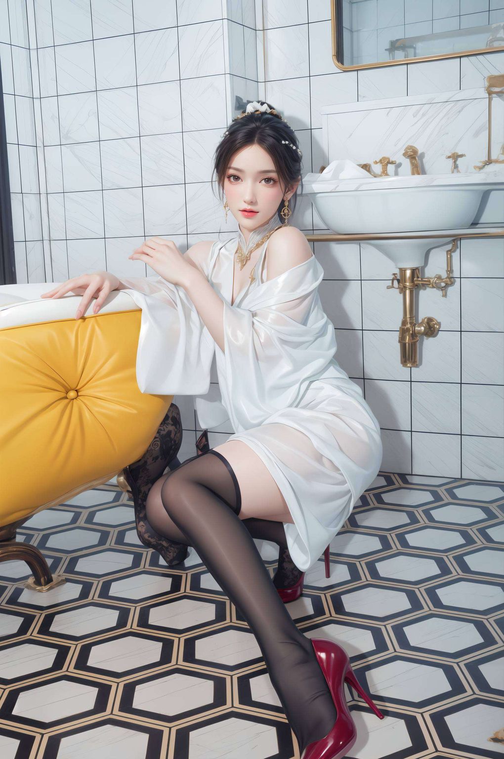 苹果桌面上的她这位国漫界的女神