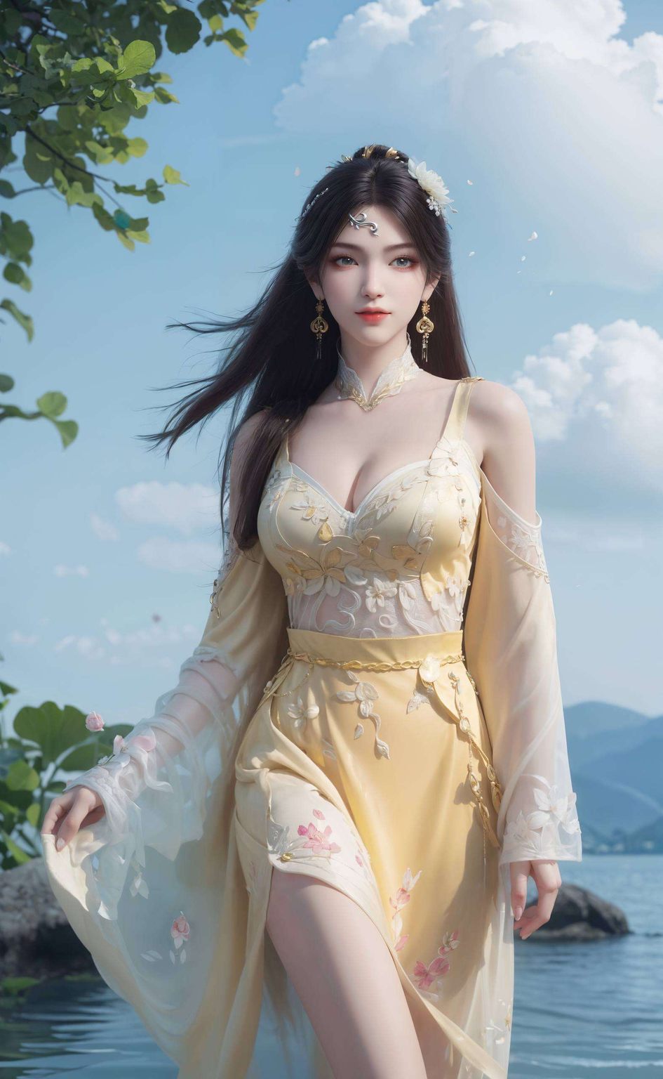 细腻描绘出女神的绝美容颜与独特气质以4K超清分辨率呈现