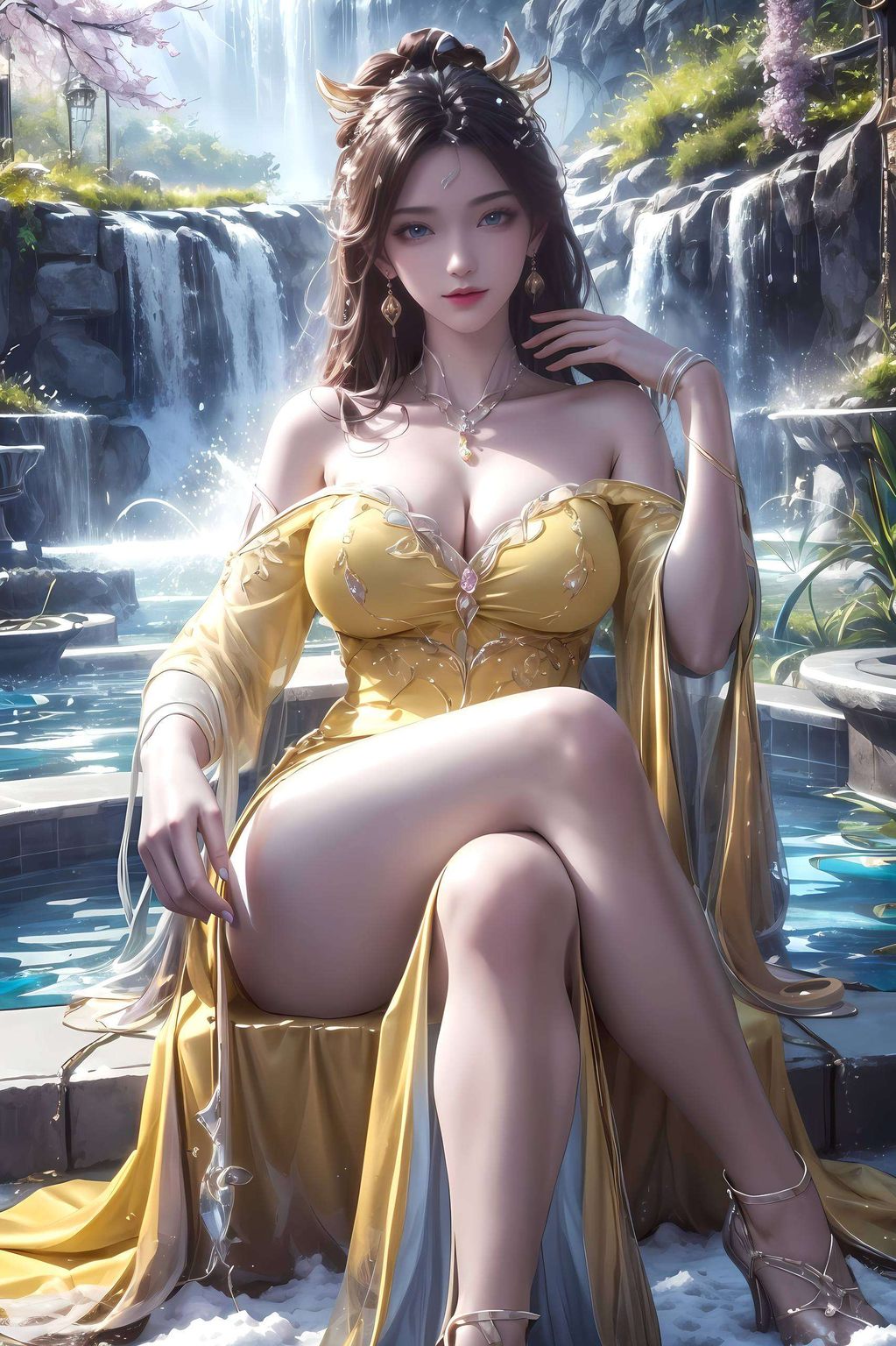 宛如一朵盛开在历史长河中的娇艳花朵每一帧都透露着古典与时尚的交融之美