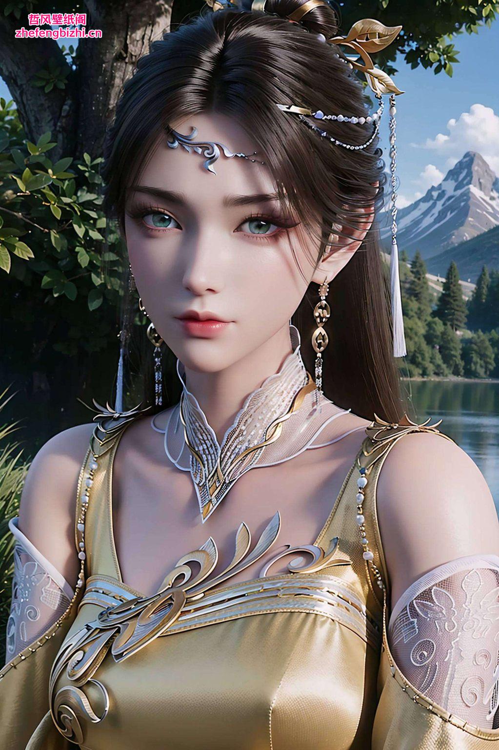 绘制出AI美女的魅力为你的iPad带来一抹清新的国风之美