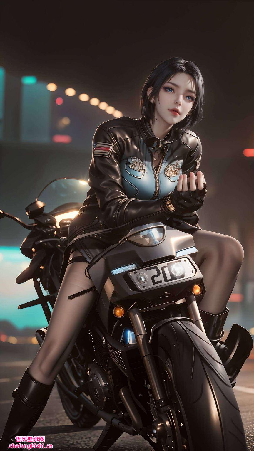 将国漫女神的灵动魅力与AI绘画的细腻质感完美融合搭配高清分辨率