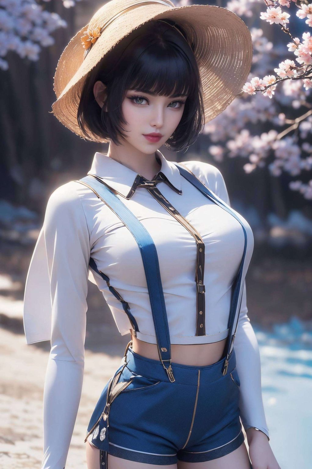 电脑壁纸上的她如同穿梭于时空的精灵