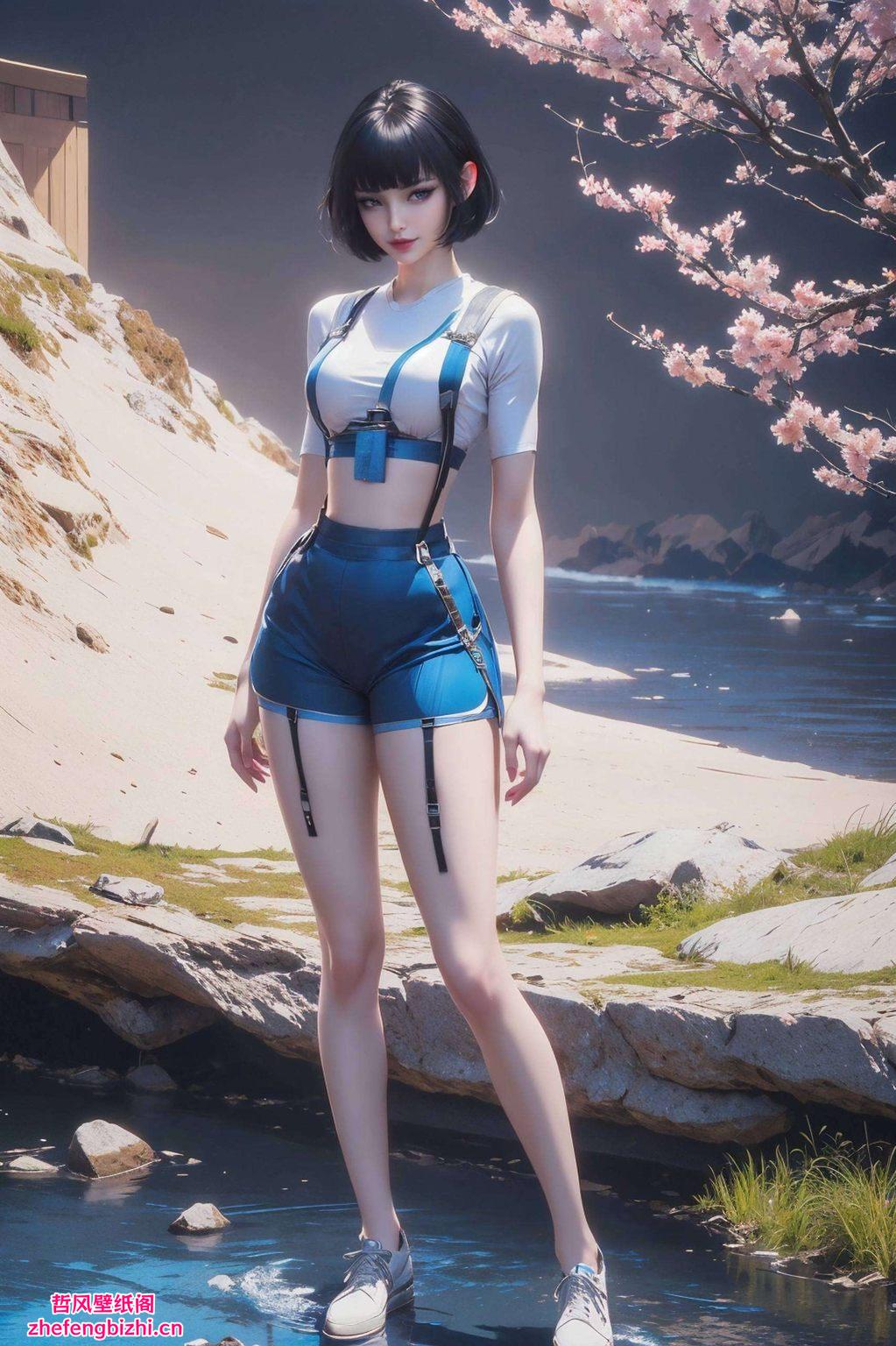 这位AI国漫女主将姬青的灵动与手机的简洁相融合