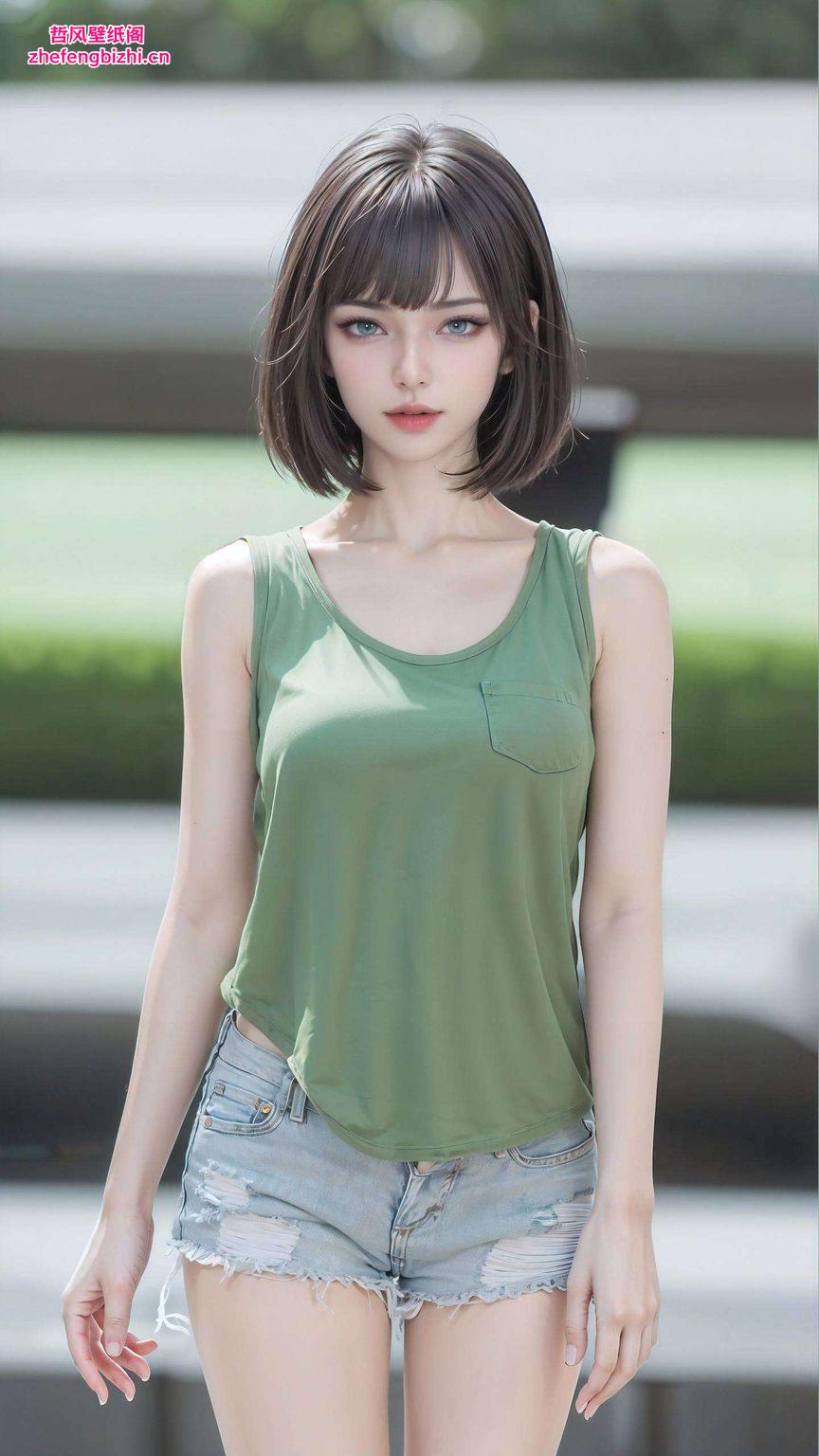 眉眼如画在哑光质感的电脑壁纸中