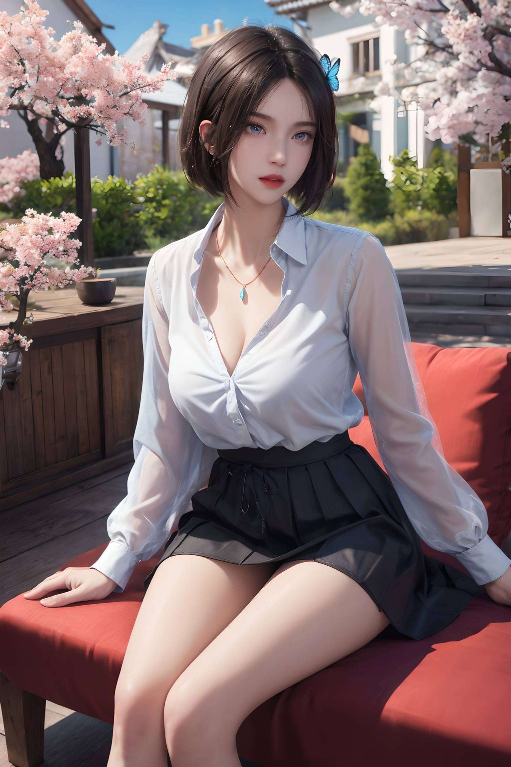 这款超好看国漫女主AI东方元素2K高清墙纸融合古典韵味与现代审美