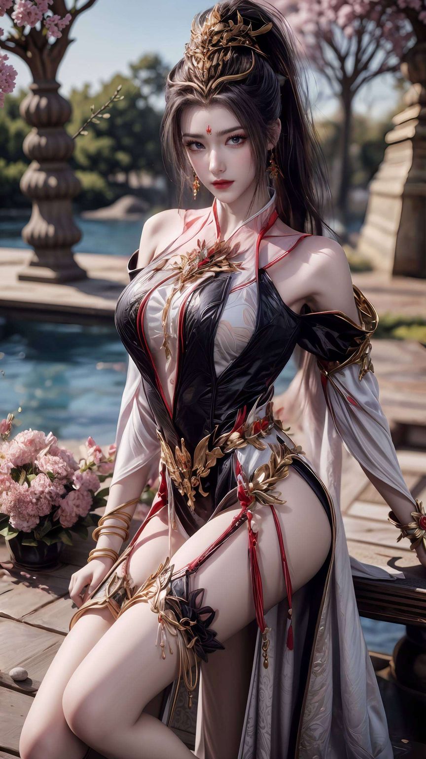 女生壁纸立体PC简洁风仿佛从手机壁纸中跃然而出