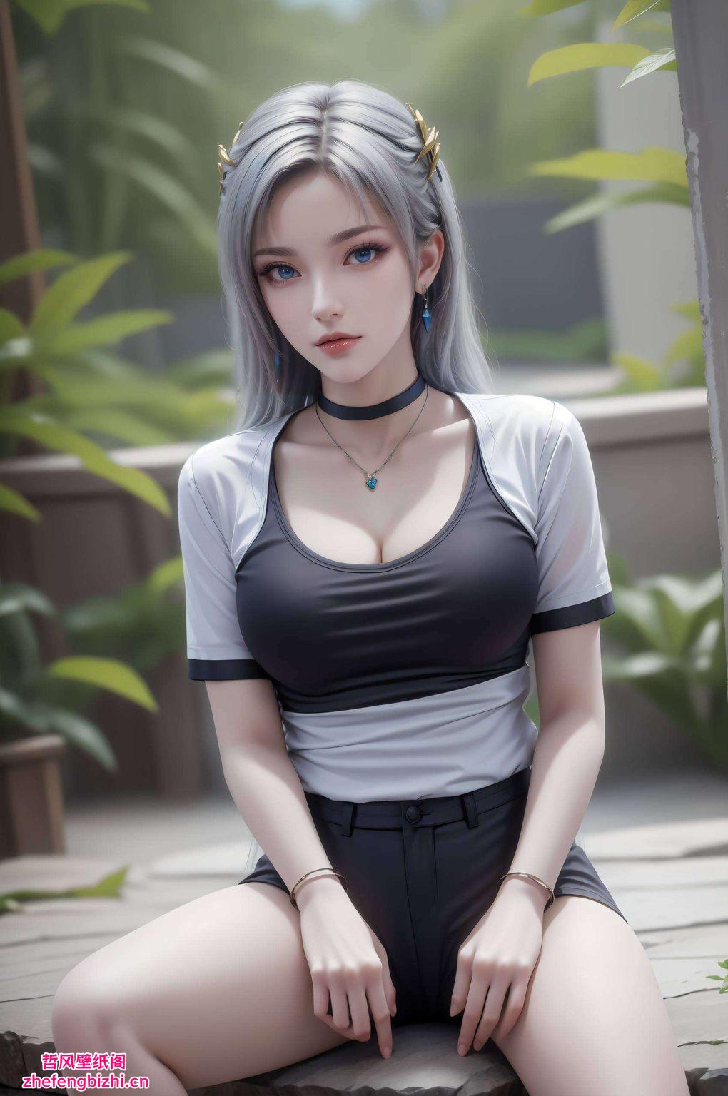 融合了国漫女神九幽雀的神秘魅力为你的手机屏幕增添一份静谧的美