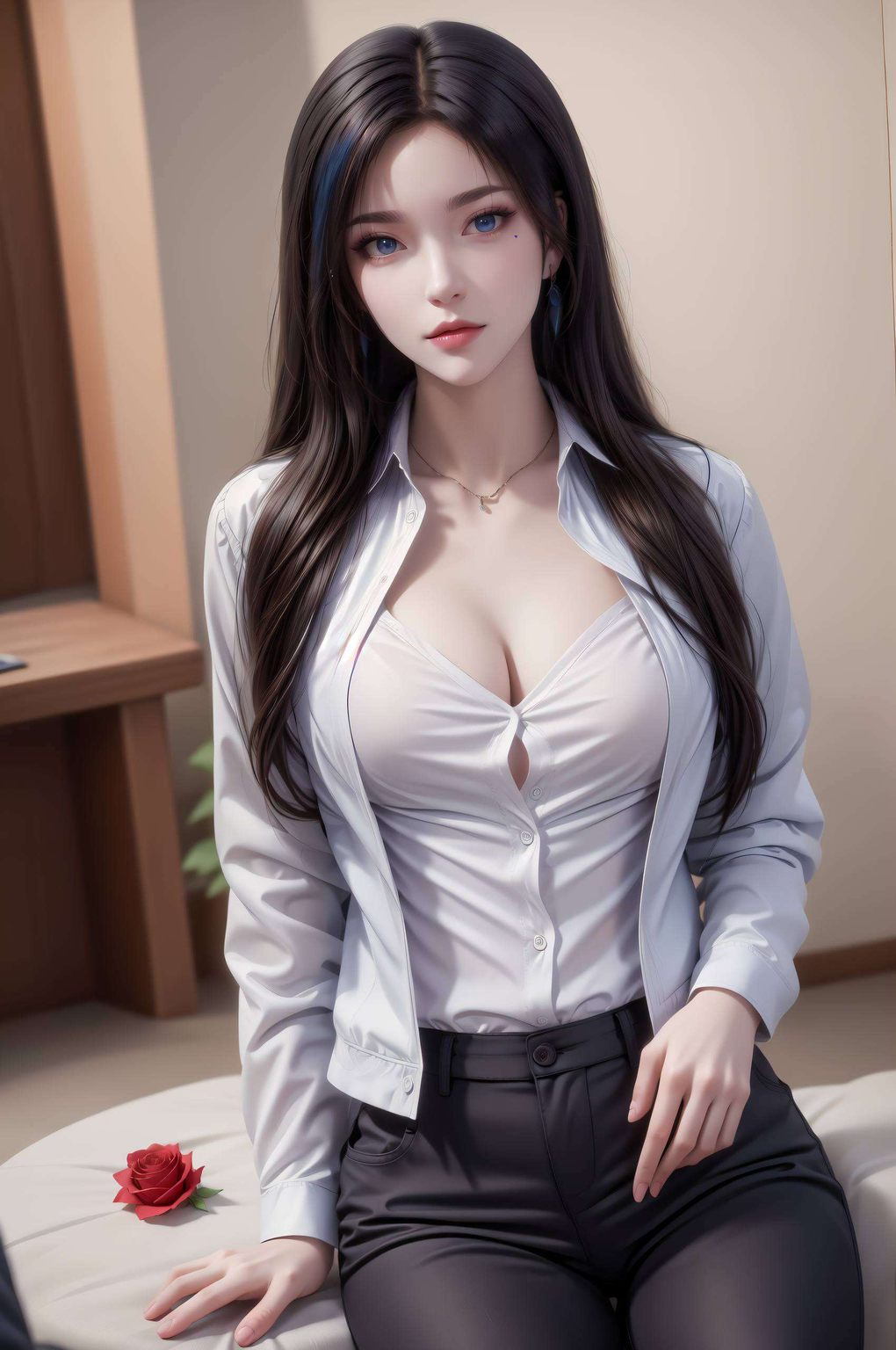 这款护眼壁纸安卓AI国漫风墨羽如星辰璀璨