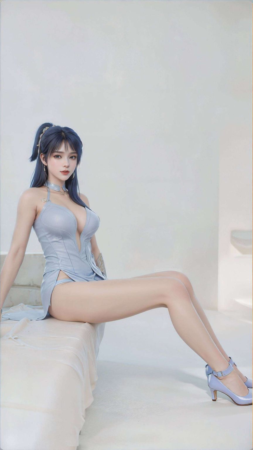 为你的电脑桌面带来别样的国漫风情以国漫美女姬紫月为主题