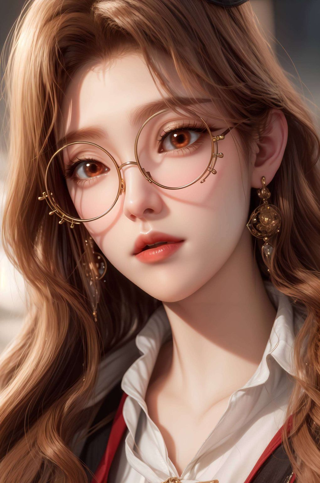 为你的电脑桌面增添一抹温馨的科幻色彩穿梭于光怪陆离的都市之中