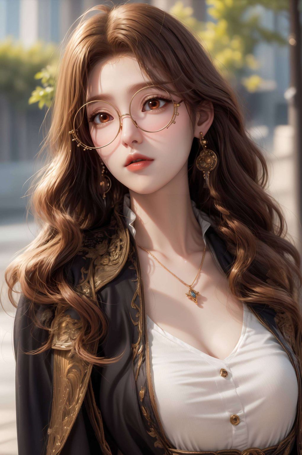 每一次刷新桌面清新的碎花背景映衬着她的甜美笑容