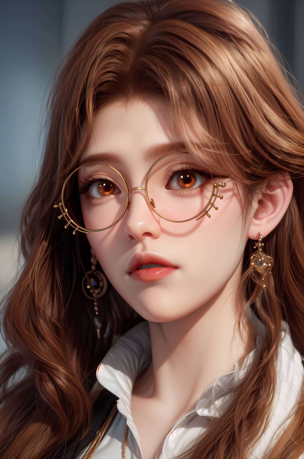 高清画质极简桌面布景中苹果的点缀