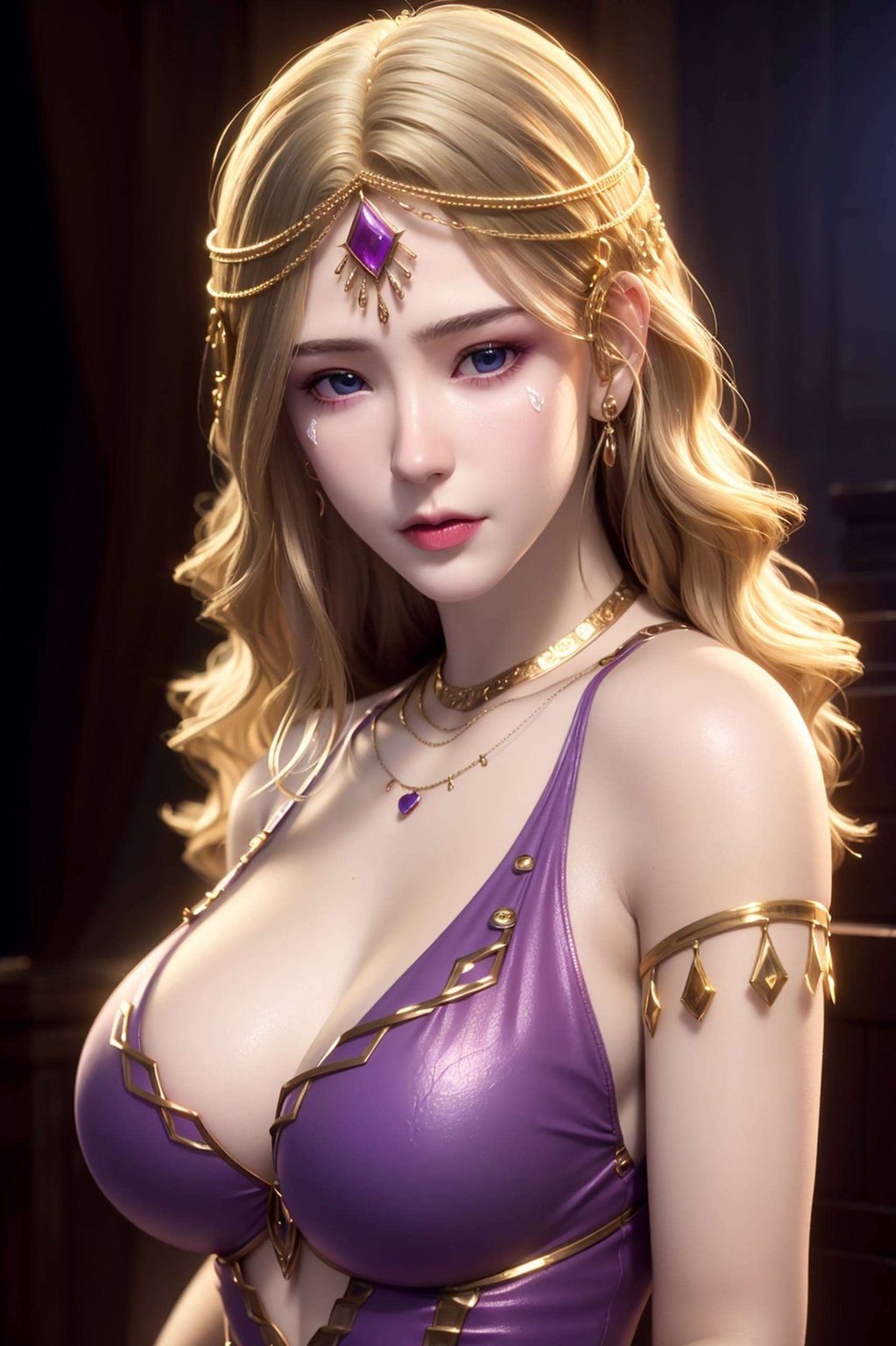 沉浸在卡丹公主的神秘魅力中让手机瞬间变身艺术画廊