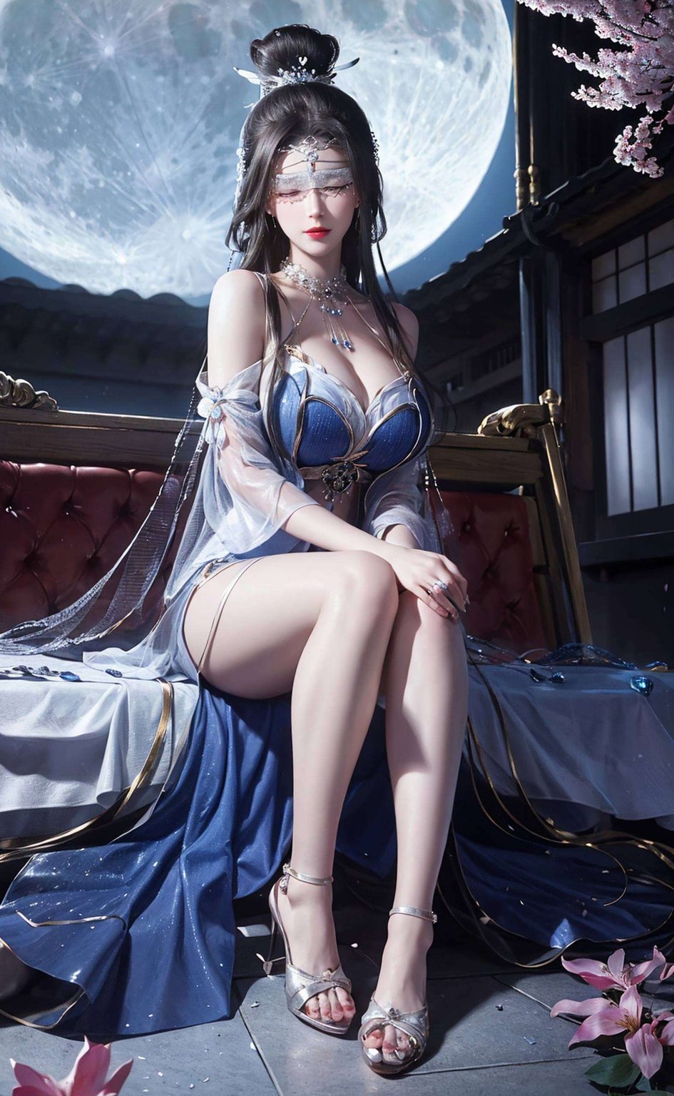 独特的Ins风国漫美女遇见兰若——这位二次元壁纸界的新晋女神