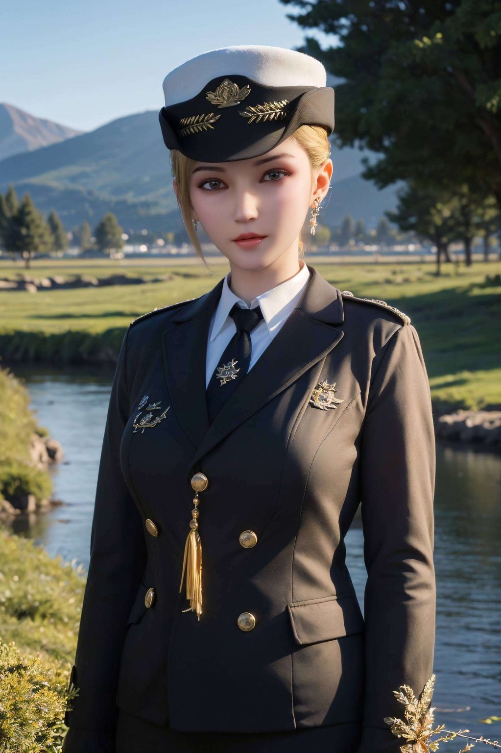 将雄兵连中的怜风角色以独特视角呈现带来视觉上的绝美享受