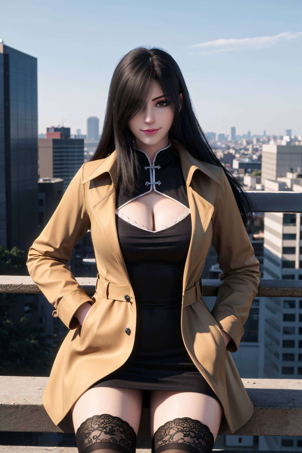 以碎花4K高清桌面背景呈现这款高清AI人物特写素材