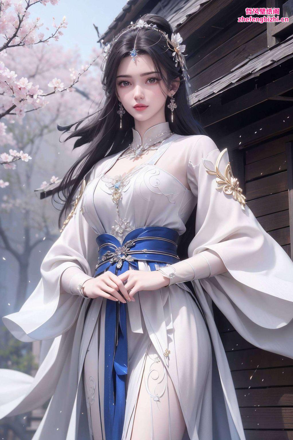 精选了国漫美女李慕婉的精美图片这款2k高清哑光2560p壁纸