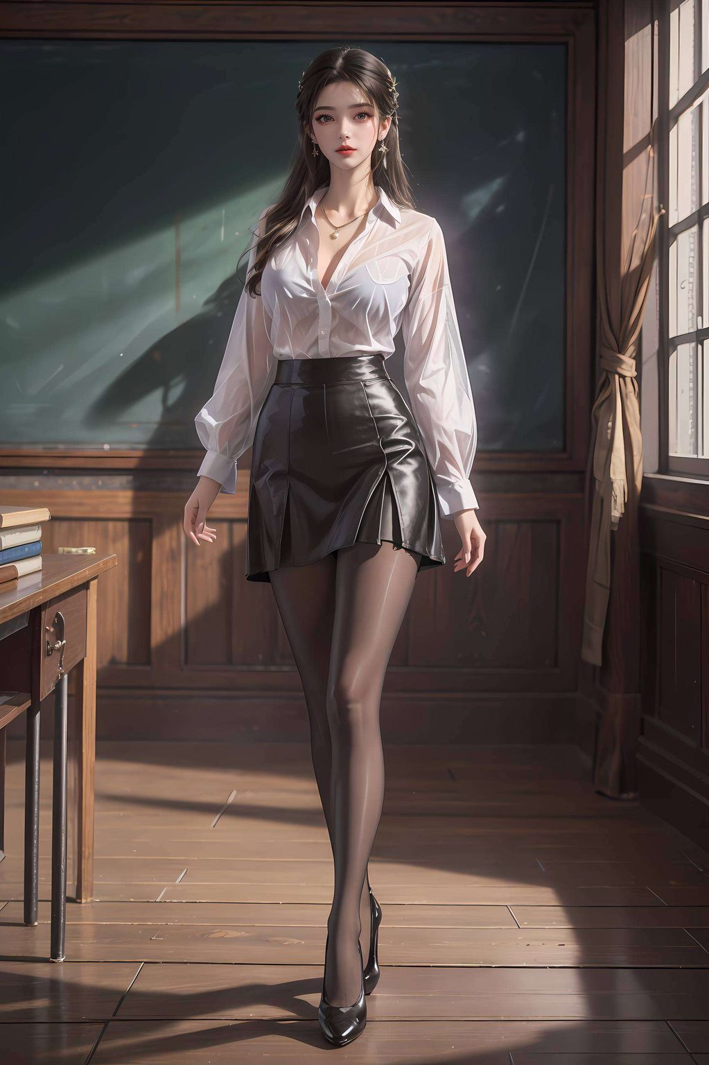 国漫美女风格尽显点缀手机屏幕