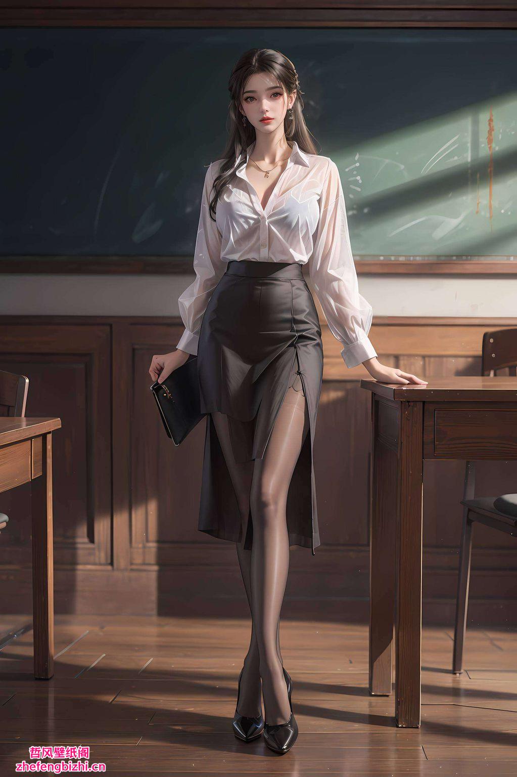 这款ins风格的壁纸如同一幅宁静的画卷
