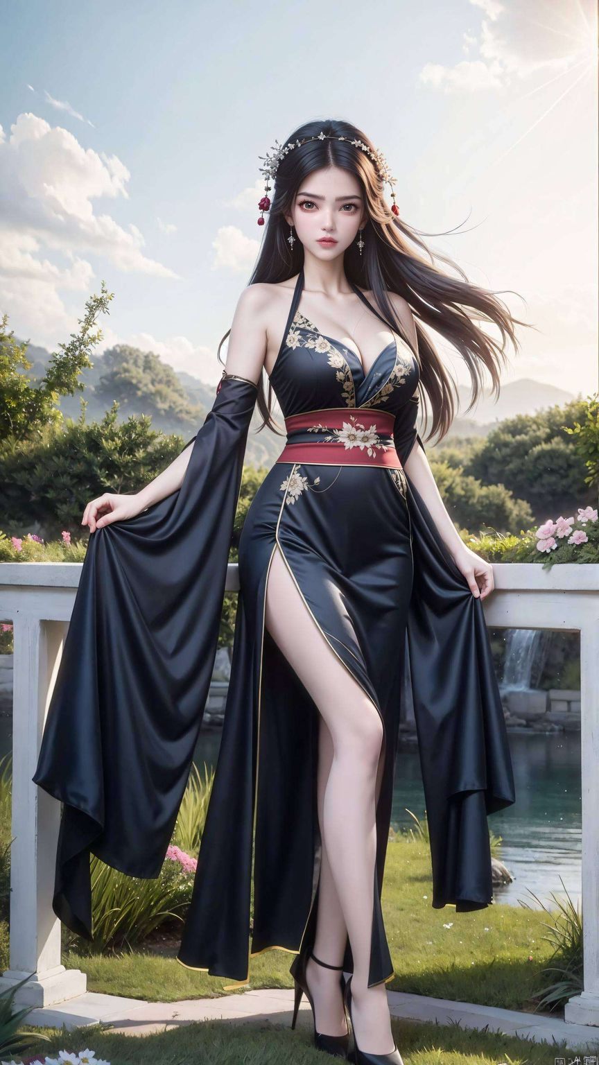 这款4K超清全面屏壁纸将她婉约的气质与现代Win10操作系统完美融合