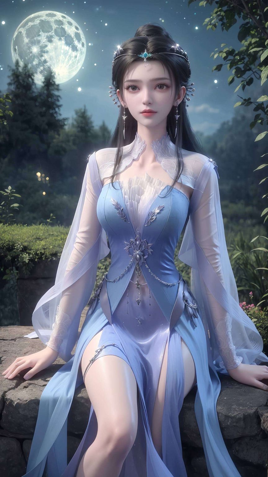 婉约柔美的线条搭配丝绒质感