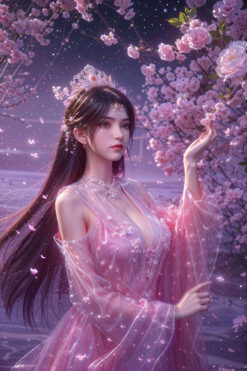 这款超精致4K高清国漫女生壁纸每一帧画面都如诗如画