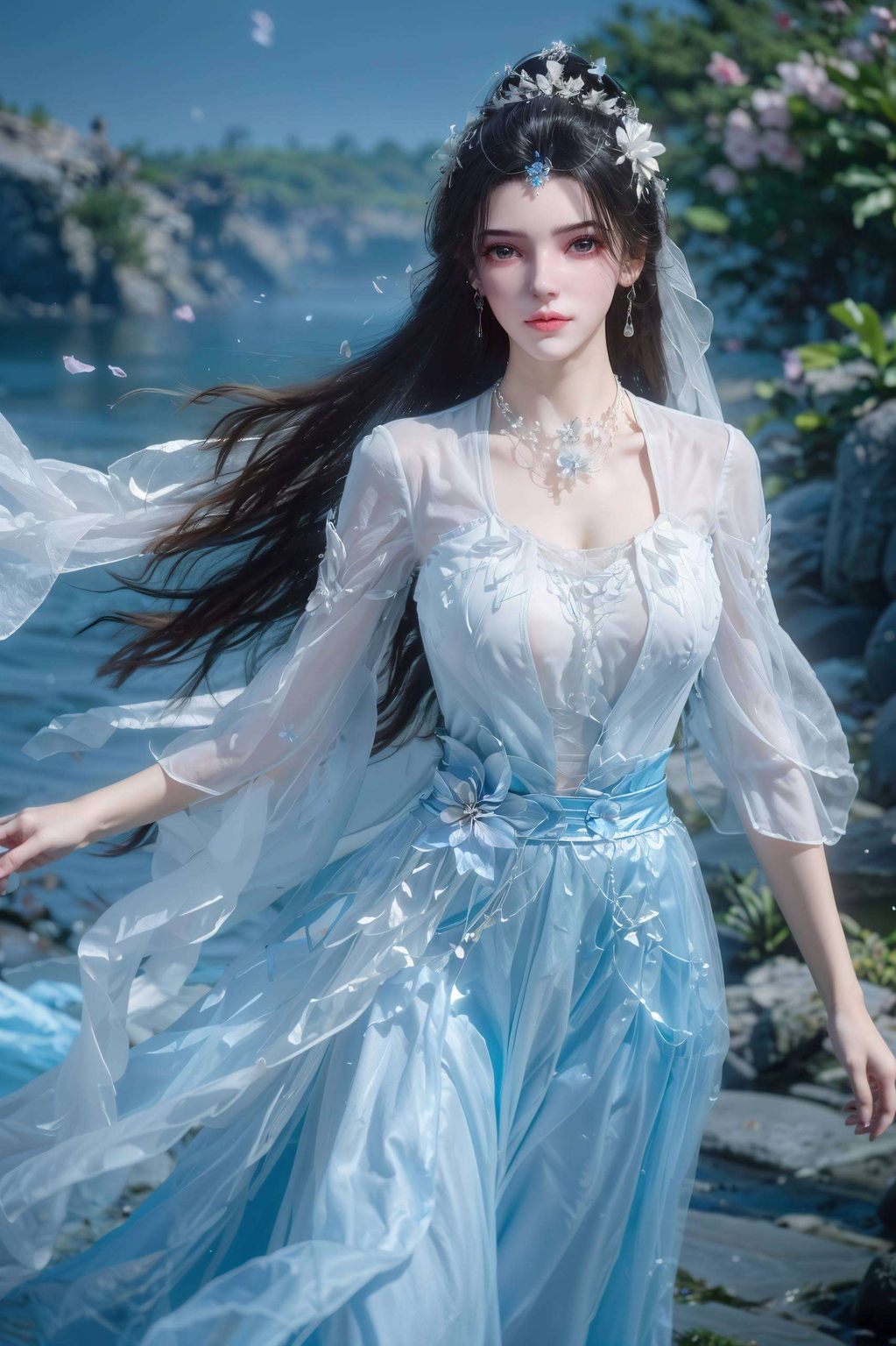 古典韵味与现代科技的完美融合AI国漫美女护眼壁纸iPad漫画壁纸——倾心呈现