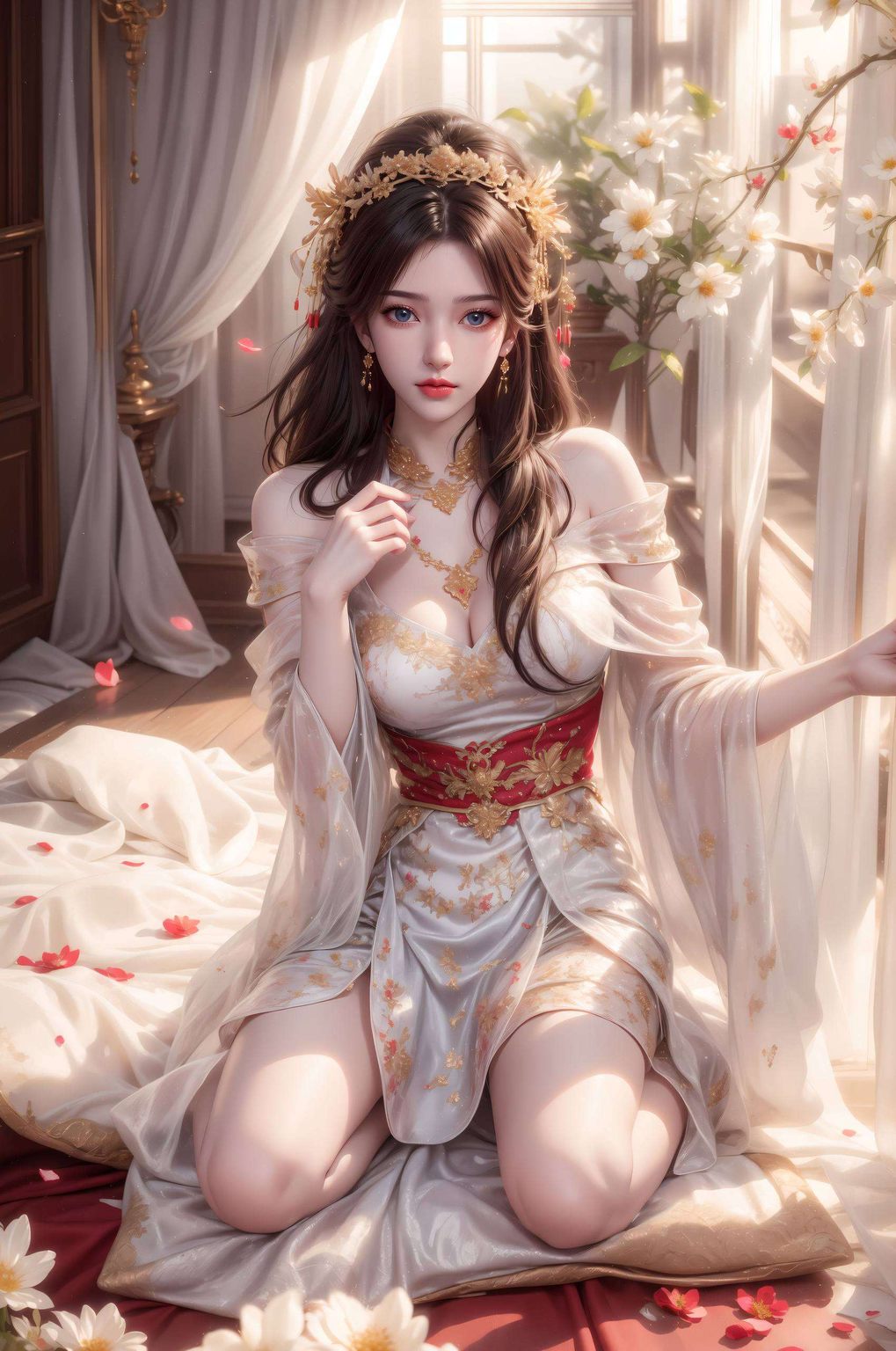 她婉约动人为你的桌面带来一抹温婉的中国风