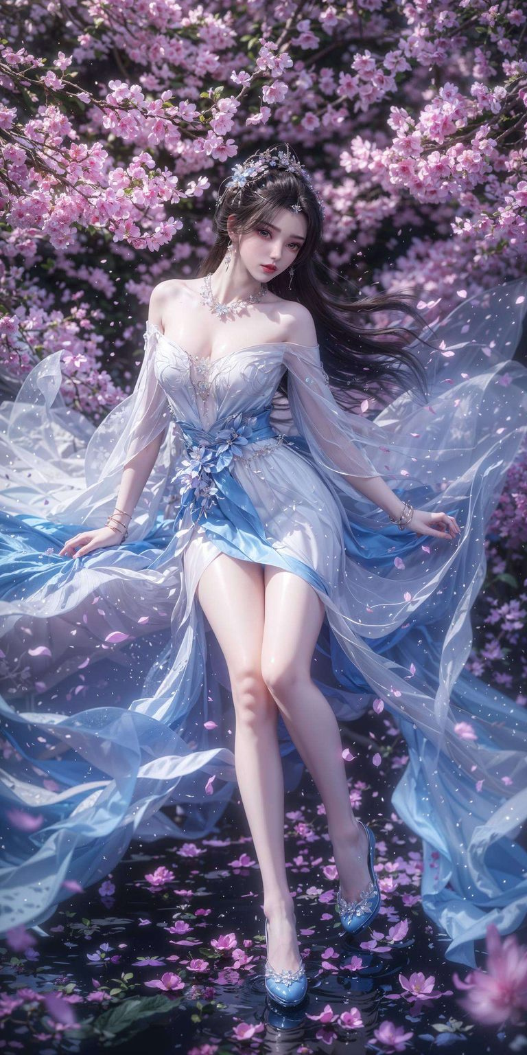 在细腻的光影交织中这款国漫美女壁纸