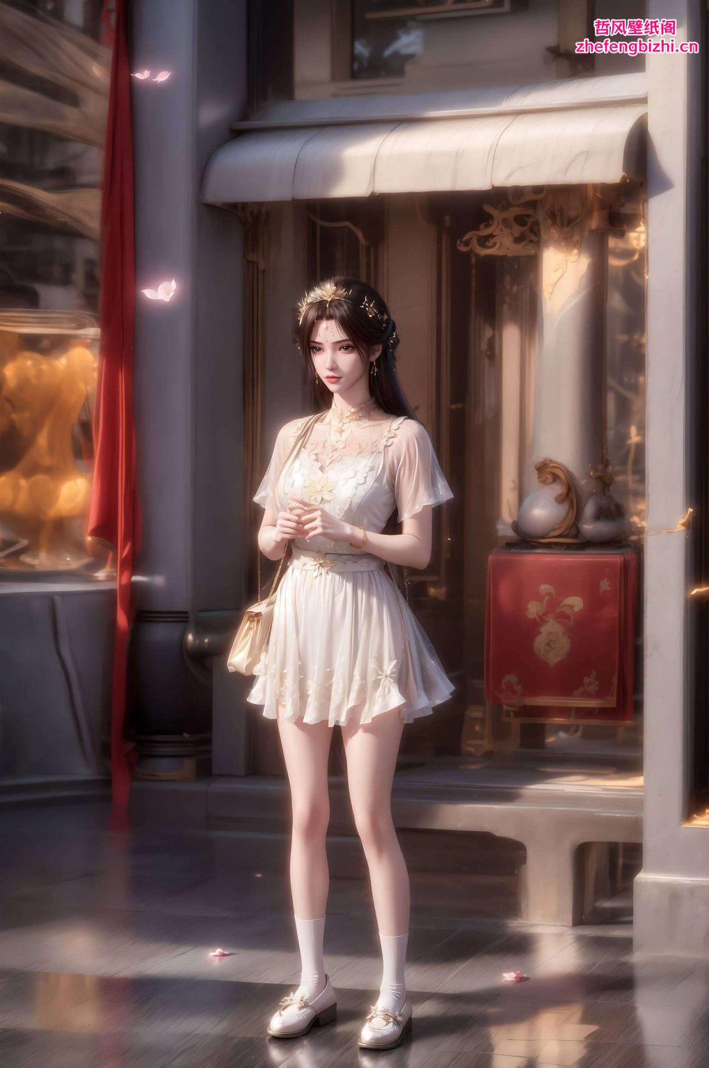 以国漫女神李慕婉的绝美形象为主题高清画质