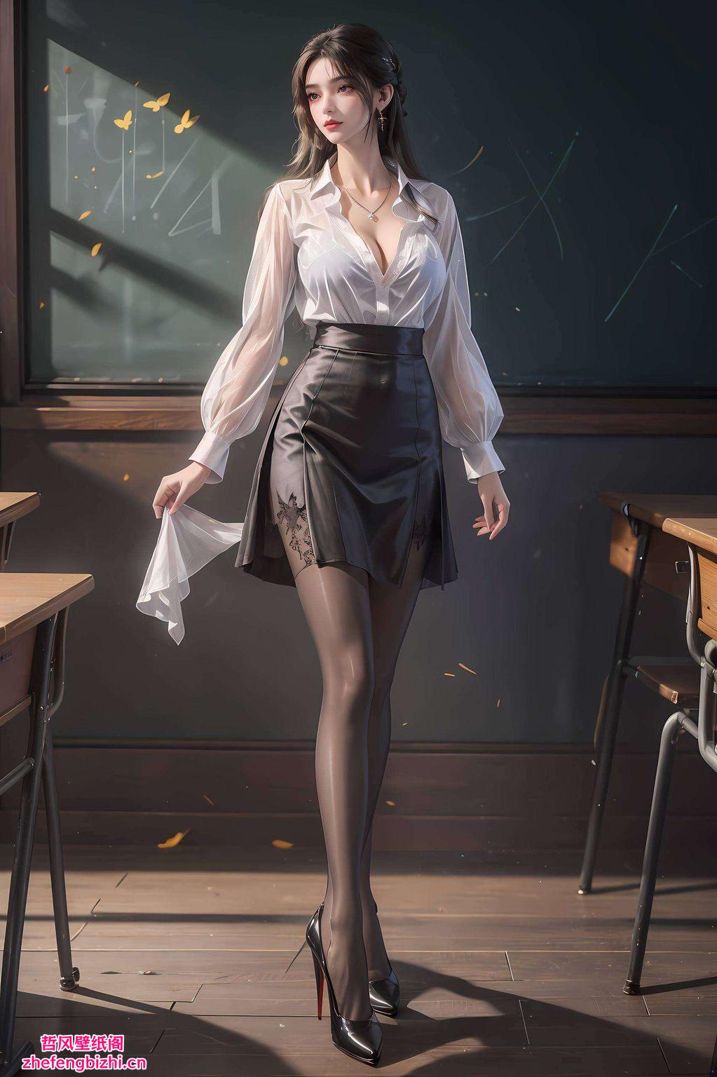 细腻的笔触描绘出李慕婉的婉约之美让你的手机壁纸散发独特魅力